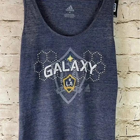 Women's NWT Adidas LA Galaxy Tank Top Size Medium - Picture 3 of 6